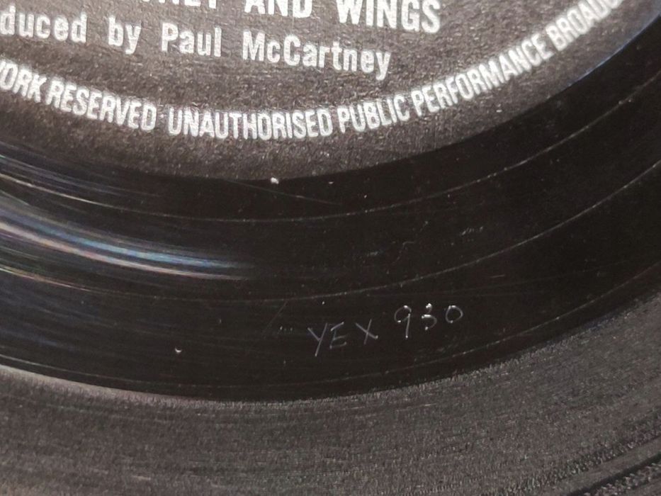 Paul Mccartney And Wings - Band On The Run. 1973. Singapore VG++