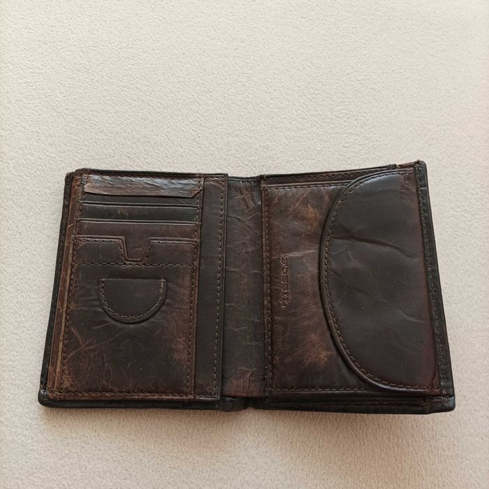 Skórzany portfel męski Fossil genuine Classic