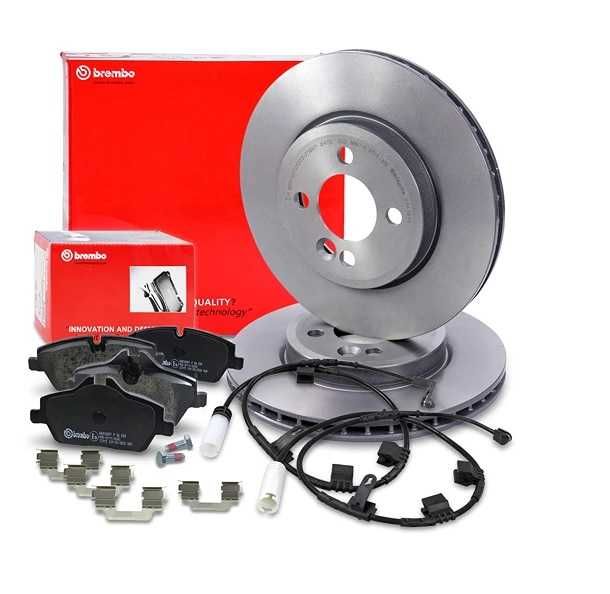 Discos de travão para mini cooper Kit completo com pastilhas Brembo