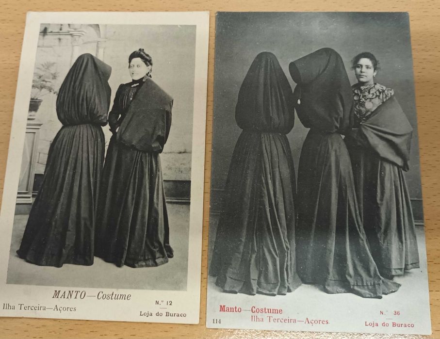 2 postais antigos Açores