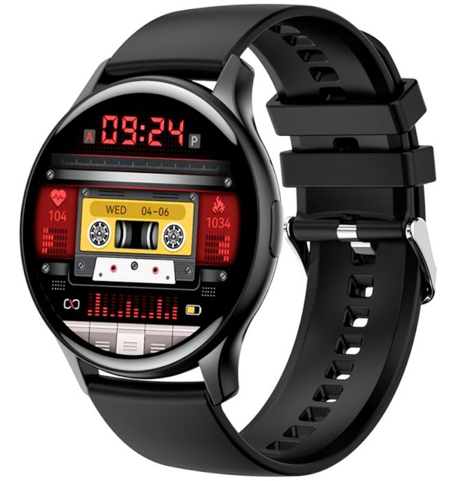 smartwatch rubicon rncf11 black smarub240