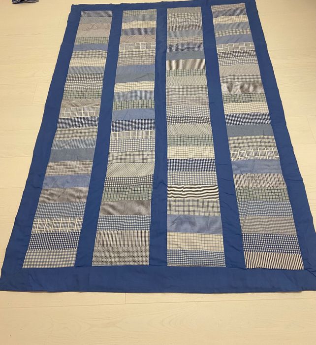 Komplet pościeli i narzuta patchwork rękodzieło