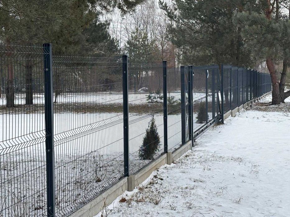 Ogrodzenie panelowe z podmurówką, 1,53 fi4