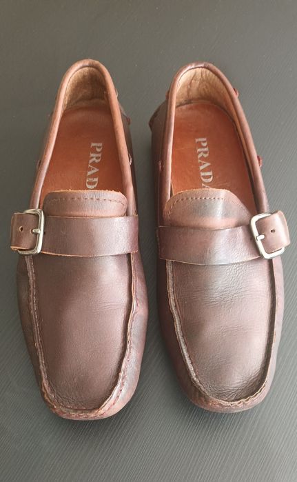 Prada mocassins pele para homem