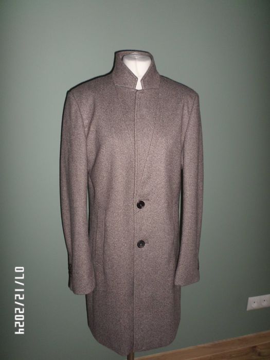 piękny firmowy płaszcz męski-rozmiar-M-STEEL&JELLY