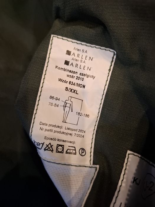 Kombinezon czołgisty 634/mon.Nowy roz.S/XXL