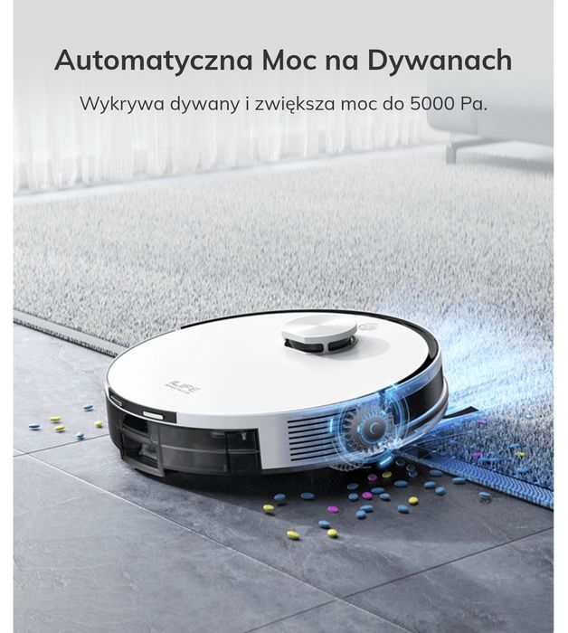 Nowy Robot ILIFE A30 Pro  Odkurzanie Mopowanie Laser LIDAR odkurzacz