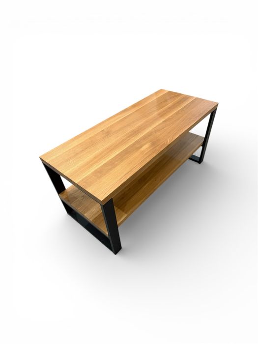 Stolik kawowy dębowy loft 115x50