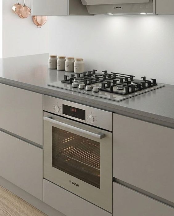Bosch газова варильна поверхня + електрична духова шафа/духовка | Новий комплект