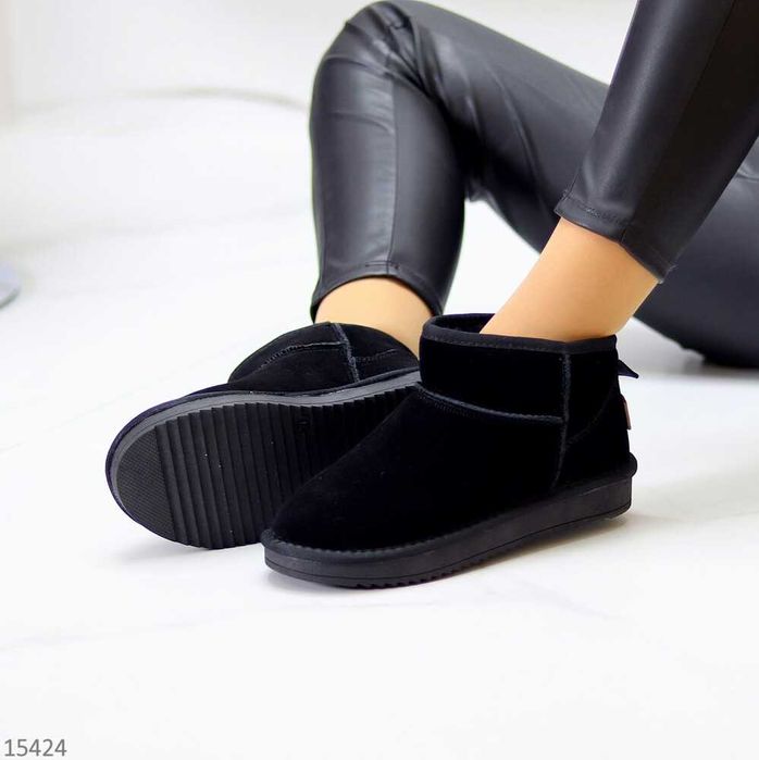 Низькі уггі ITTS натур. замша, низкие зимние угги короткие угги 37-41р