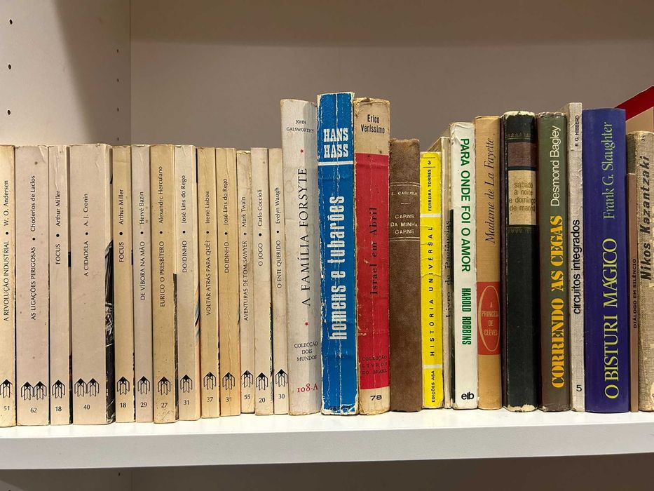 Lotes de livros 2.5euros cada unidade