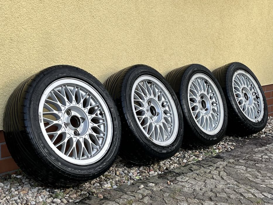 Felgi BBS 15’’ cali ET33 OEM VW Corrado Golf GTI BMW E30 4x100 rarytas