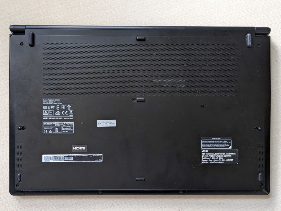 Ноутбук MSI Modern A10RAS Ultra Thin Onyx Black