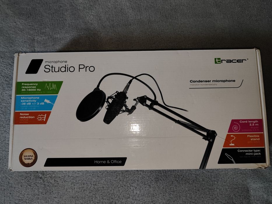 Mikrofon pojemnościowy - Tracer STUDIO PRO