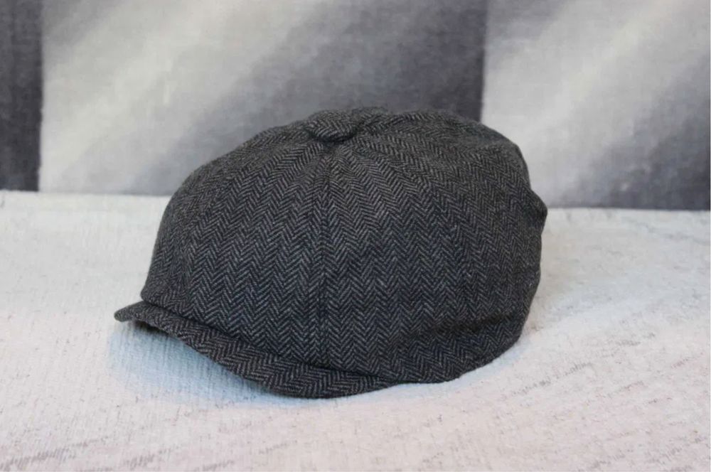 Stylowy kaszkiet męski Peaky Blinders – uniwersalny rozmiar, wełna