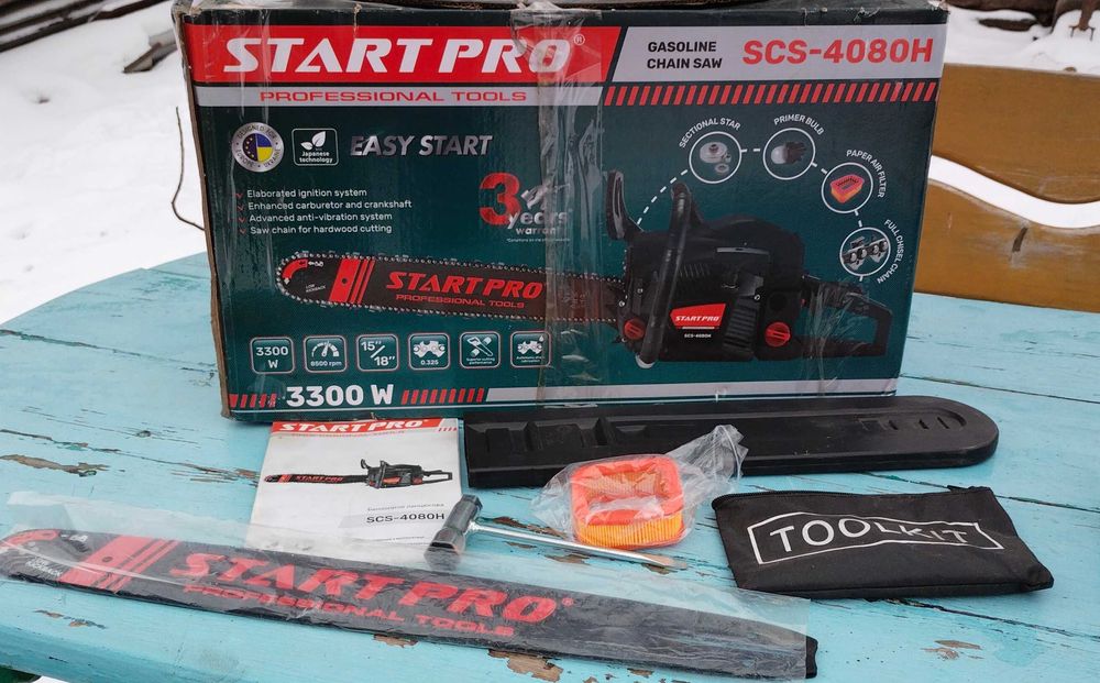 Бензопила StartPro практично нова