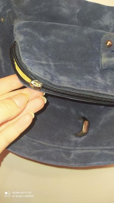 Сумка натуральная замша