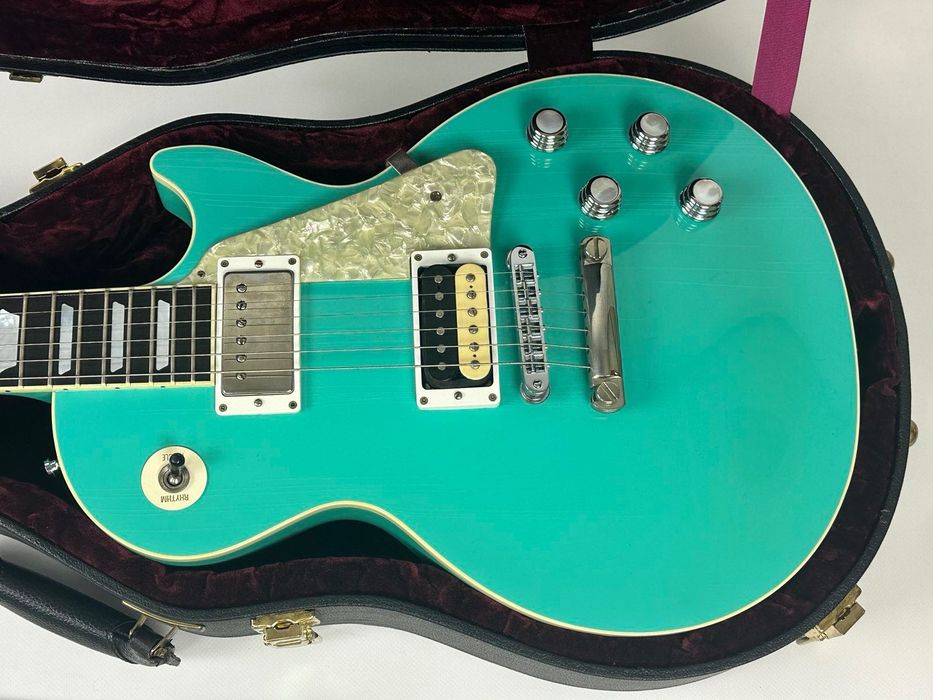 Gibson Les Paul Custom Shop Catalina “GoodWood Era” Cascade Green 1997 (ebony, 3500$)