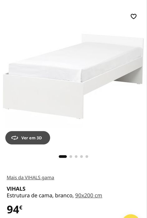 Cama solteiro ikea