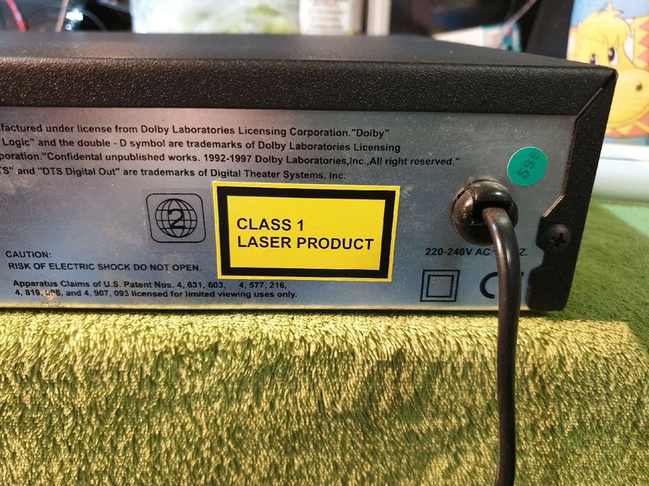 PROSON DVD 2300 DTS odtwarzacz DVD, optyka.