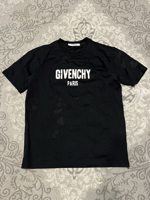Футболка Givenchy distressed