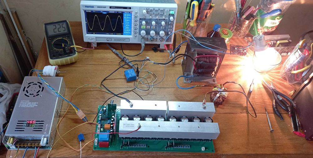 Плата інвертора чистий синус на 48V 12000 Ват 50 Герц