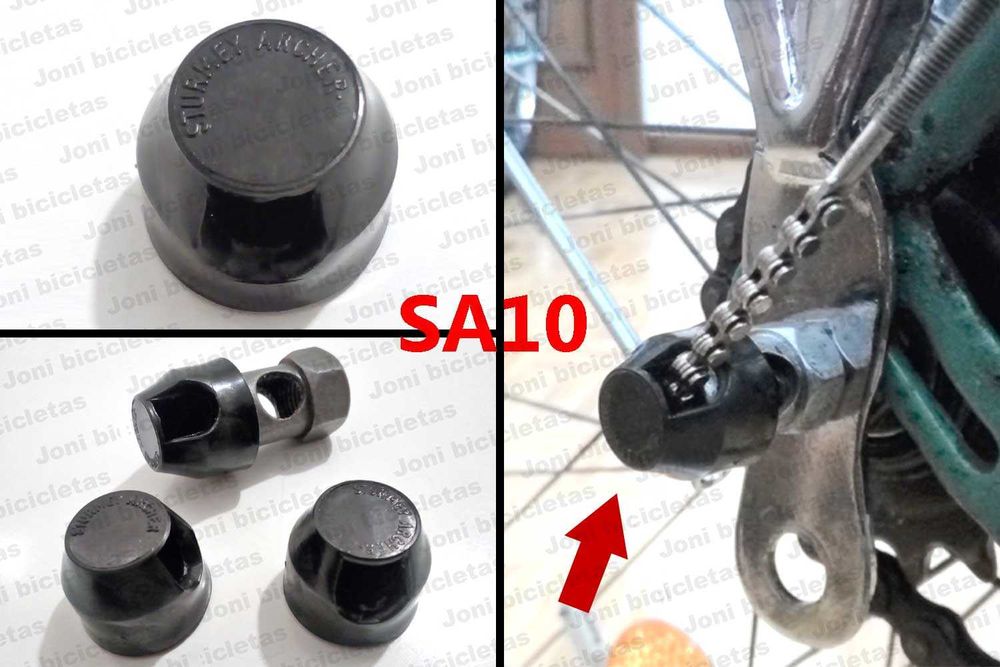 Porcas de eixo - bicicleta pasteleira, estrada, MTB, BMX, clássica
