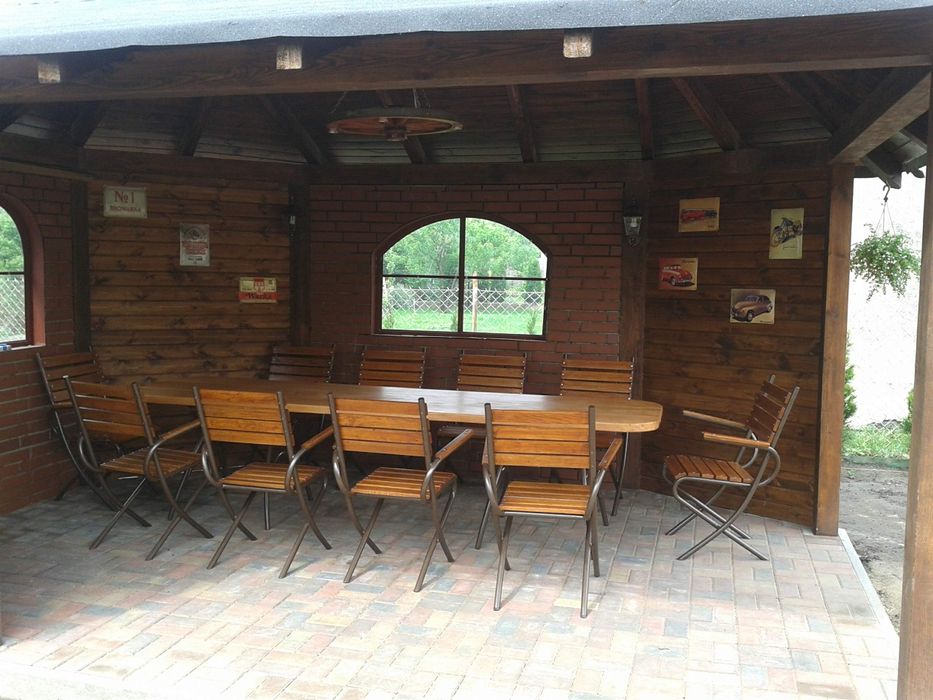 Zestaw ogrodowy stół  + 10 krzeseł