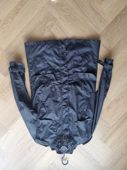 Męski płaszcz na wiosne kurtka męska czarna Reserved M parka trencz