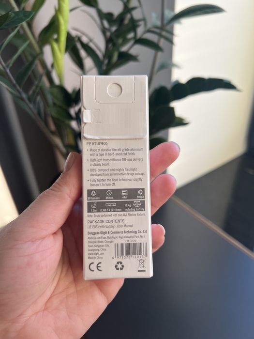 Ліхтар Olight I3E-EOS Black