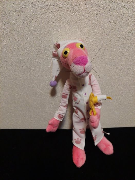 Peluche Pantera cor de rosa