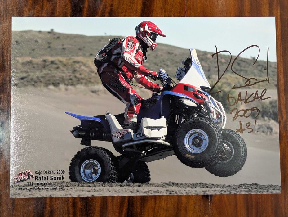 Zestaw plakatów Rafał Sonik oryginalne autografy