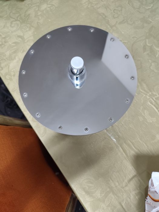 Chuveiro tecto Slim(extra fino) 25 cm latão cromado