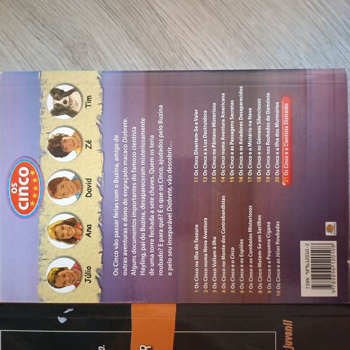 Livros da coleção "os cinco "