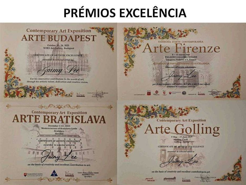 Quadro original e com certif. de autenticidade de Lee Jaimy