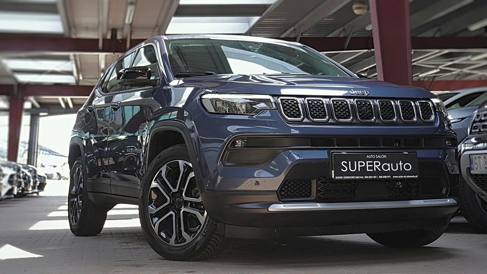 Jeep Compass 1 Właśc. Kraj Automat Apple Car VAT23 kamera Alu FullLed