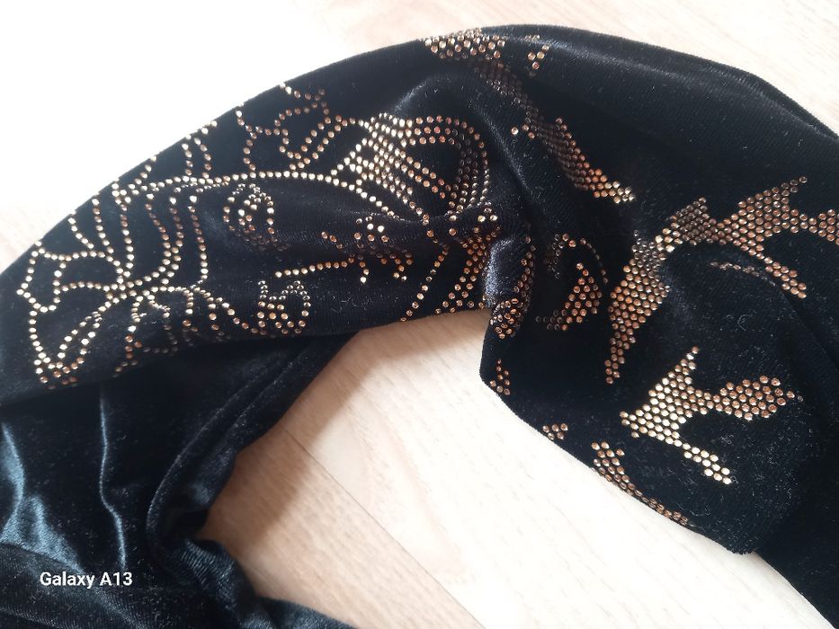 Versace meduza sukienka welurkowa s/m