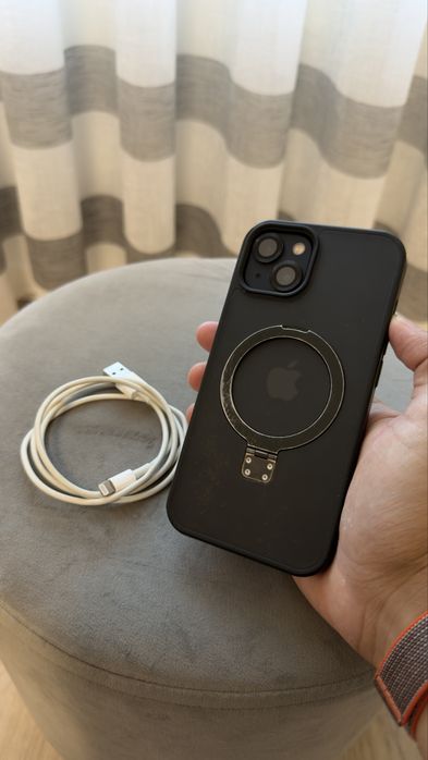 Aceito trocas/retomas. Apple iPhone 13 128GB 77% "meia-noite" + capa e cabo