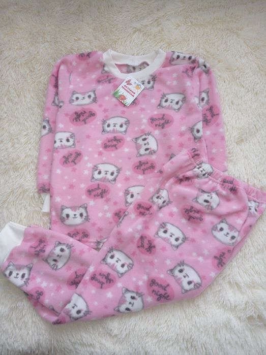 Флісова дуже тепла піжама 116-122