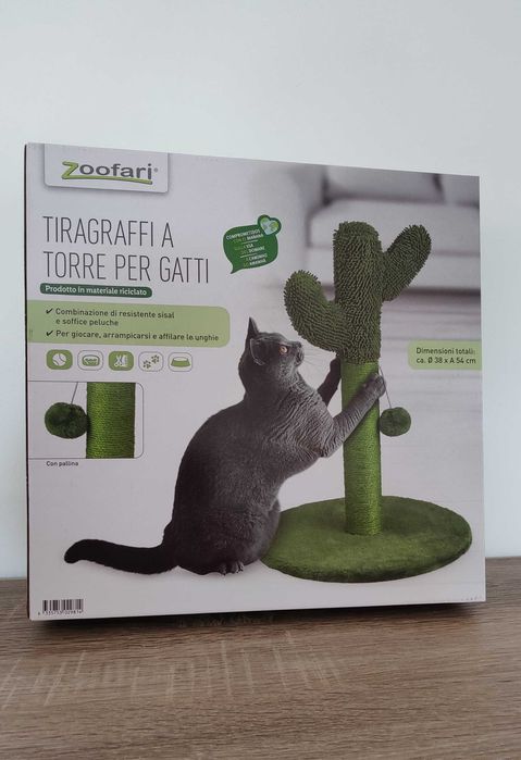 Arranhador para gatos em forma de cato "NOVO"