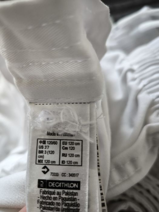 Kimono Karaté Decathlon 6-7 anos 120cm