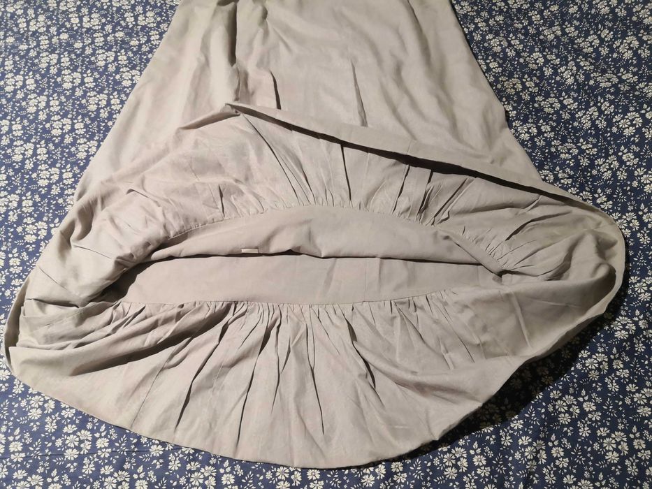 Saia comprida creme La fée maraboutée. Como nova T 40