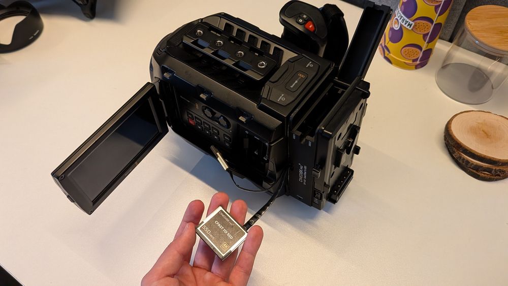 Blackmagic Ursa mini 4k + Cfast to SSD