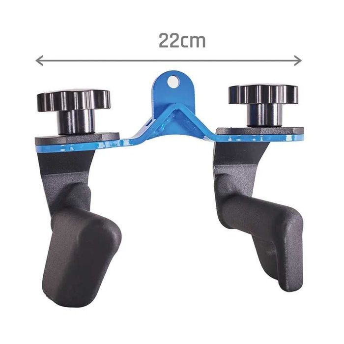 Ergonomiczne uchwyty do maszyn siłowych, zestaw ze stojakiem