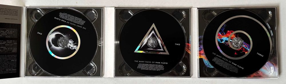 3CD_The Many Faces of PINK FLOYD. Muito estimado, como novo.