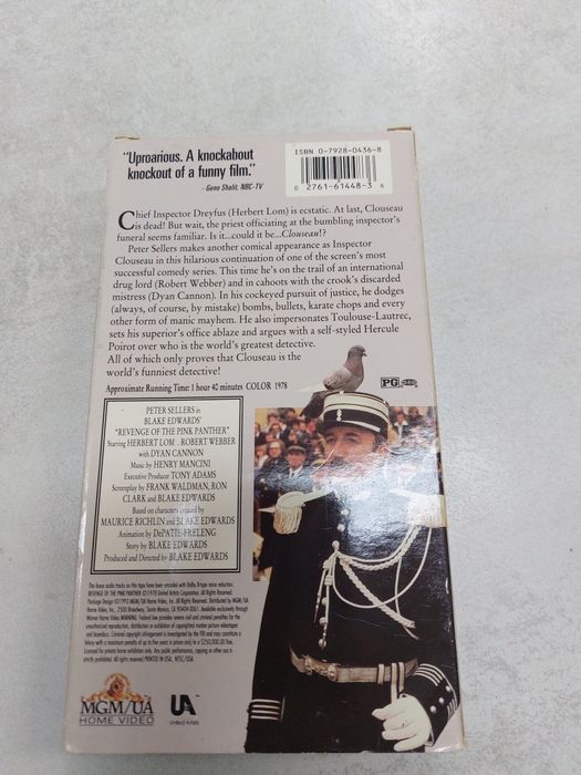 Revenge of the Pink Panther. Kaseta vhs