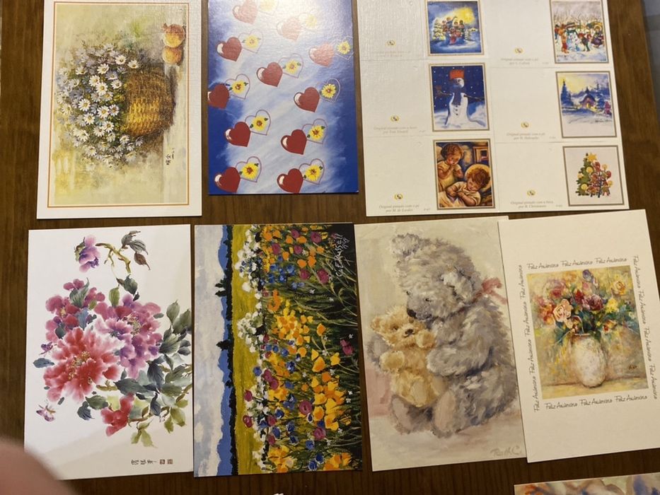 Lote de 19 Postais de Natal e outros + cartoes lembranca