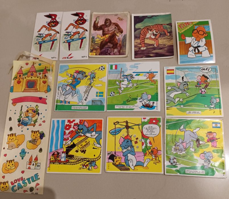 Cromos e autocolantes preço meramente ilustrativo