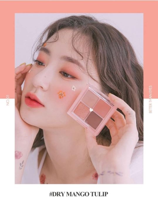 Paleta cieni Rom&nd Better Than Eyes Dry Mango Tulip