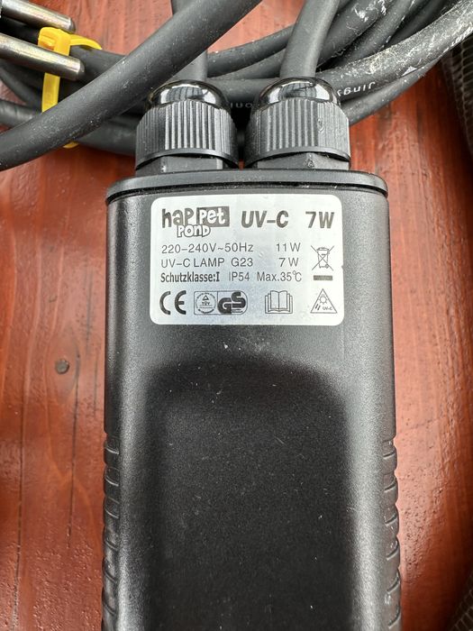 Okazja Lampa UV C 7 W do akwarium